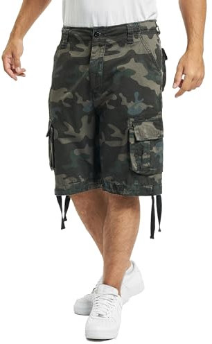 Brandit Herren Urban Legend Shorts Cargos, Darkcamo, L
