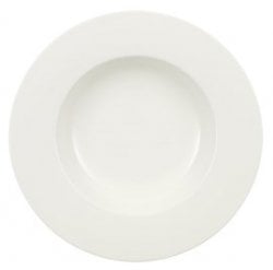 Villeroy & Boch Wonderful World White. Plato Hondo, Porcelana, Blanco, 24 cm