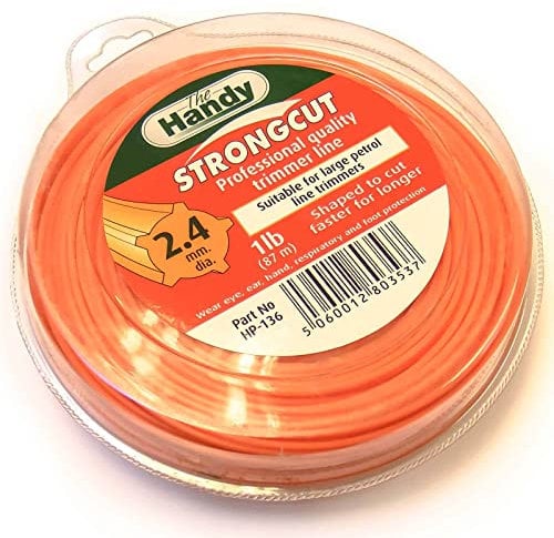 The Handy HP-136 1 lb x 2.4 mm Star Nylon Line - Orange