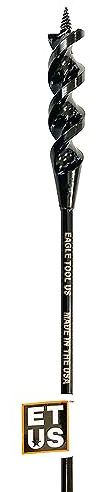 Eagle Tool US EA37536 Flex Shank Installer Drill Bit, Auger Style, 3/8-Inch by 36-Inch, Made in The USA