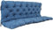Ambientehome Auflagen Bankkissen Bankauflage Polsterkissen, 150 x 98 x 8 cm, 3er Set,/grau