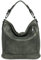 Caspar TS917 Damen Handtasche, Farbe:grau