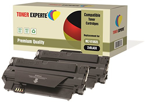 TONER EXPERTE 2er-Pack Premium Toner kompatibel zu MLT-D1052L für Samsung ML-1910, ML-1911, ML-1915, ML-2525, ML-2525W, ML-2580N, SCX-4600, SCX-4600FN, SCX-4623F, SCX-4623FN, SCX-4623FW, SF-650