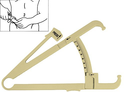 Senshi Japan Body Fat Calipers, Measuring Tool, East To Use, Professional Grade Skinfold Caliper, Companion For WT. Loss Journey