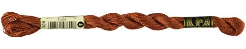DMC 115 5-920 Pearl Cotton Thread, Medium Copper, Size 5