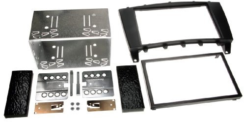 Hama Doppel-Din-Radio-Einbaukit für Mercedes C Klasse, Schwarz