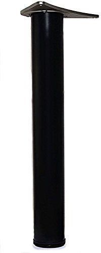 4 pieds de table petit-déjeuner/plans de travail - noir 820 mm