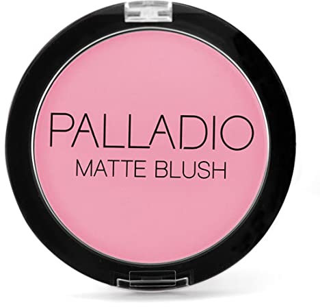 Palladio Herbal Matte Blush Number BM01, Berry Pink 6 g