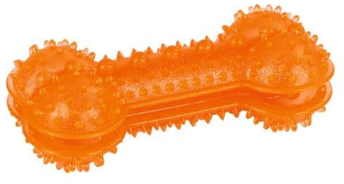 Kerbl Pet Knochen ToyFastic befüllbar, orange 18x8x6cm