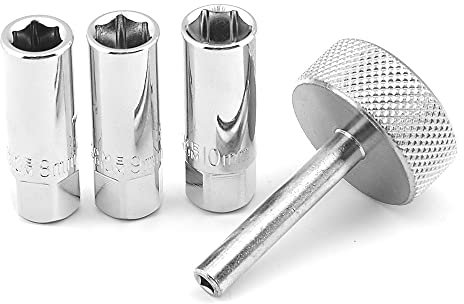 BUZZETTI - 19453 : Herramienta De Ajuste De Válvulas Para Motores 4T Con Guías Hexagonales 8,9,10 Mm