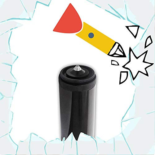 Stealthy Glass Breaking End / Tail Cap for Mini MagLite 2AA Cell Torch / Flashlight