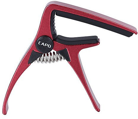 Mini 4 Saiten Gitarre Capo, professionelle Ukulele Capo PINK rot