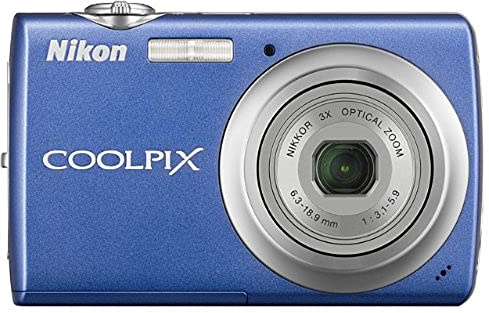 Nikon Coolpix S220 Digitalkamera (10 Megapixel, 3-Fach optischer Zoom, 7,6 cm (3 Zoll) Display) blau