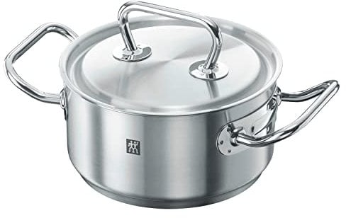 ZWILLING Twin Classic Bratentopf mit Deckel, 16 cm, 1,5 L, Induktionsgeeignet, Edelstahl