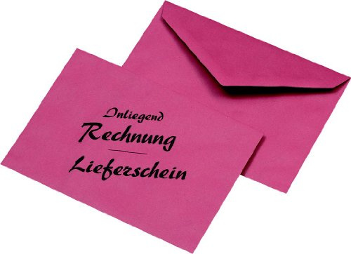 1000 Lieferschein Rechnung Briefumschläge Din C6