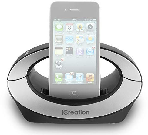 Geemarc I350 Schwarz - Design Dockingstation für die i-Phone Serie (3 bis 4S) mit Bluetooth Headset