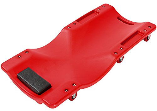 tectake® Kfz Werkstatt Rollbrett Werkstattliege Rollliege Montageliege Montagerollbrett