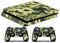 Skin Compatible para PS4 Slim HD - Limited Edition Decal Cover Adhesivo Slim Bundle (Camouflage Verde)