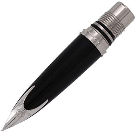 Waterman - Carene - Bloc Plume - Finition palladium - Plume Moyenne 18K plaquée rhodium