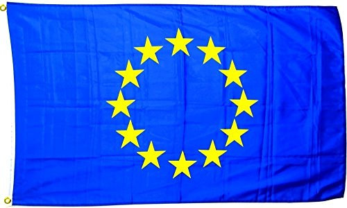 Europa Bandiera Grande Formato 250 x 150 cm resistente agli agenti atmosferici Fahne