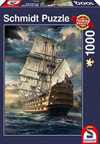 Schmidt Spiele 58153 Segel Gesetzt, 1000 Teile Puzzle