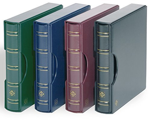 Leuchtturm 325489 Drehstabbinder - Perfect DP zum Briefmarken sammeln - Classic Design - schwarz