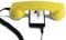Opis 60s micro - Retro mobile phone headset for Android phones, tablets, notebooks/Headphone with Microphone/Laptop Headphones/Computer Headset/USB Phone Handset (USB-C) (yellow)