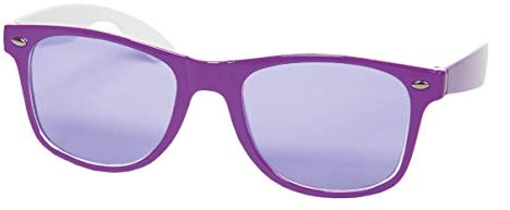 Folat Party Brille Blues Brothers violett/weiß