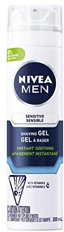 NIVEA FOR MEN Sensitive, Shaving Gel 7 oz