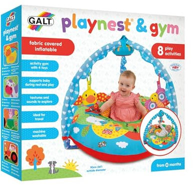 Galt Toys, Playnest and Gym - Farm, Sit Me Up Baby Seat, Ages 0 Months Plus