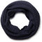 styleBREAKER Unisex Feinstrick Schal, einfarbiger Loop Schlauchschal, Feinripp Winter Strickschal, Loopschal 01018112, Farbe:Midnight-Blue