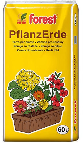 Forest Pflanzerde 60 Liter torffrei Blumenerde Pflanzenerde Gärtner-Qualität aus Bayern !