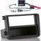meins24 ohg Einbauset passend für VW Golf 5 6 Passat EOS + Skoda + SEAT (Radioblende + Fakra Phantom Radioadapter ISO + DIN-ISO Adapter)