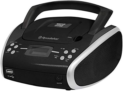 Tragbares CD-Radio Roadstar CDR-4552U/SL silber