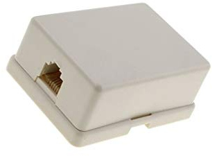 RJ12GN-M Buchse RJ12 System: 6p6c Aufputz,schraubbar,selbsthaftend NINIGI
