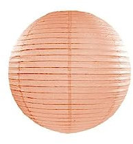 PartyDeco Laterne apricot 35 cm