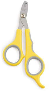 Ancol Ergo Animal Nail Clippers - Small Clear Pet Grooming Tool for Rabbits Guinea Pigs and Small Animals - Soft Grip Comfortable Design - Safe Nail Trimming Accessory
