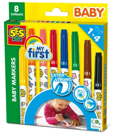 Baby Markers SES 8 stuks kleur (00299)