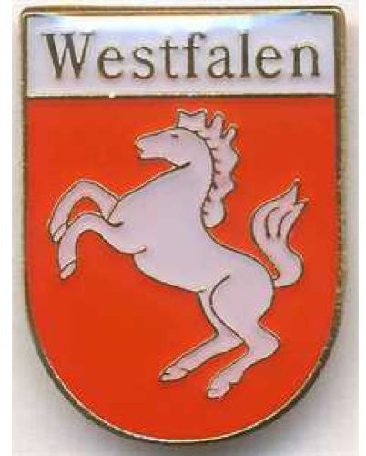 Everflag Flaggen-Pin vergoldet : Westfalen
