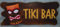 INDIGOS UG Tiki-Bar Schild mit Bamboo-Maske aus Indonesien/Bali 50 cm