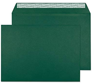 Blake Creative Colour 63421 Farbige Briefumschläge Haftklebung Britisches Rennsport Grün C4 229 x 324 mm 120g/m² | 10 Stück