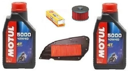 KIT TAGLIANDO KYMCO DOWNTOWN 300 2 LITRI OLIO FILTRO OLIO FILTRO ARIA CANDELA