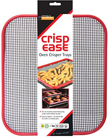 Toastabags Crispease Oven Crisper Tray, Reinforced PTFE, Red, 34 x 29 x 2.5 cm