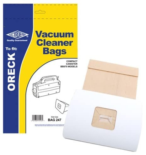 Vacuum Bags to fit Oreck BB870D 5 Pack