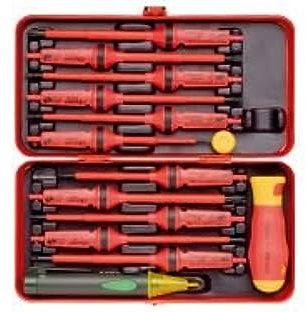 Tournevis de sécurité E-smart-Box - Coffret de 13 pièces - Klauke