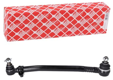 febi bilstein 06579 Lenkstange mit Sicherungsmuttern, vom Lenkgetriebe zur 1. Vorderachse, 1 Stück