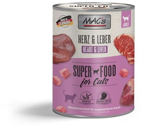Macs Katzenfutter getreidefreies Herz & Leber, 800g