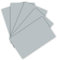 folia 6122/4/60 - Tonkarton 220 g/m², Bastelkarton in silber, DIN A4, 100 Blatt, als Grundlage für zahlreiche Bastelarbeiten