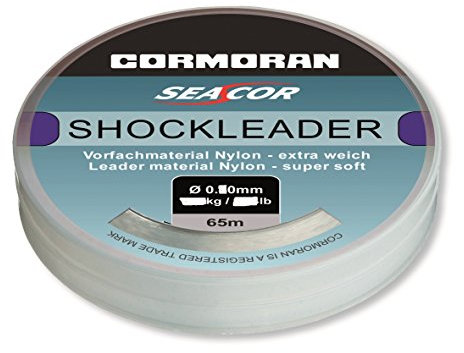 CORMORAN SEACOR SHOCKLEADER Ø= 0,40mm / Länge: 65m Salzwasser-Vorfachschnur