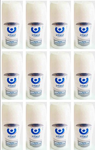 12 x Infasil Deo Persona Roll-On Neutral Dreifachschutz 50 ml